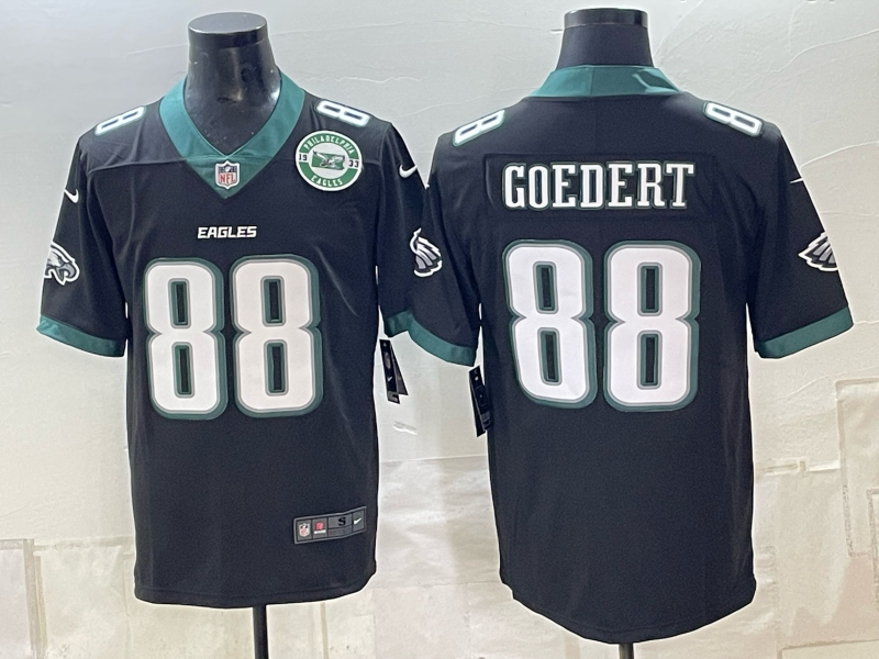 Men 2026 Philadelphia Eagles #88 Goedert black Nike Limited NFL Jersey 1005003